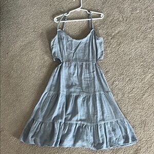 Altar’d State light Blue Dress with cutouts
